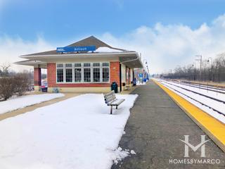 Antioch station in Antioch, IL