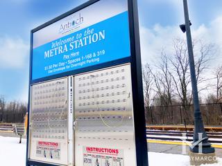 Photos of the Antioch Metra station in Antioch, IL
