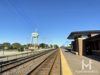 Bartlett station in Bartlett, IL