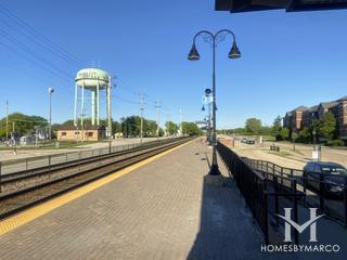 Bartlett station in Bartlett, IL