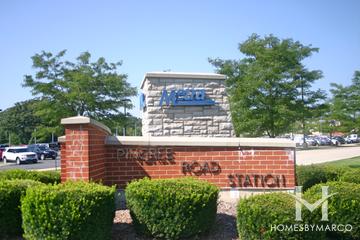 Photos of the Pingree Road Metra station in Crystal Lake, IL